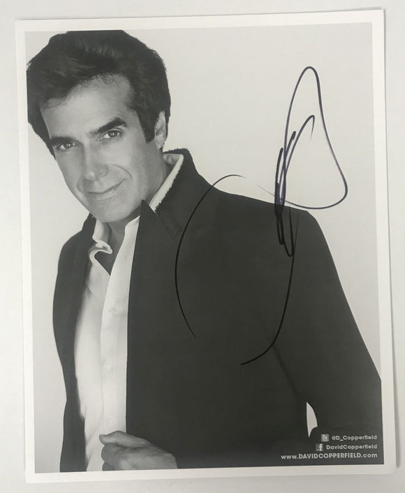 David Copperfield Signed Autographed Glossy 8x10 Photo - Lifetime COA