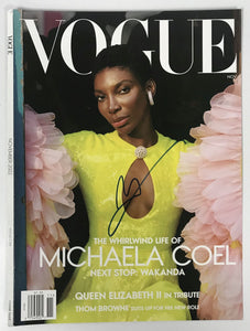 Michaela Coel Signed Autographed Complete "Vogue" Magazine - Lifetime COA