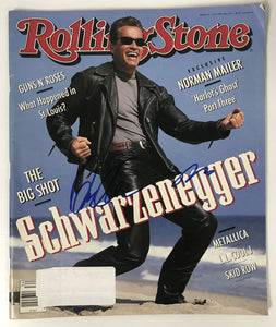 Arnold Schwarzenegger Signed Autographed Complete "Rolling Stone" Magazine - Lifetime COA