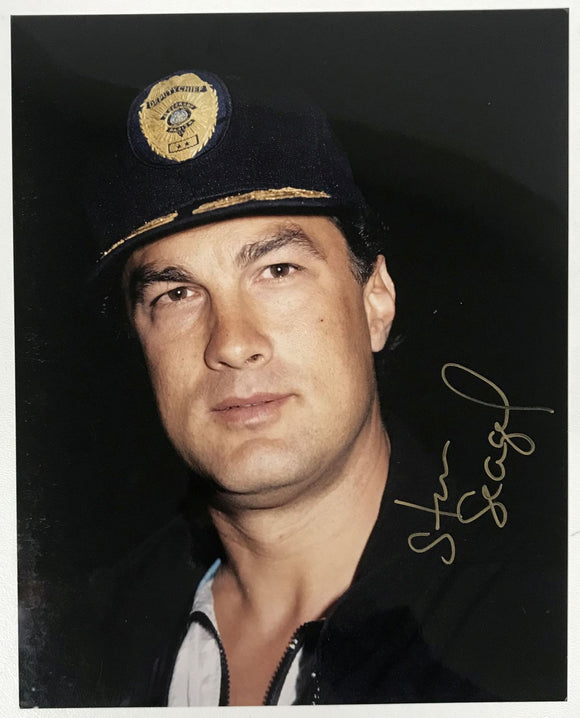 Steven Seagal Signed Autographed Glossy 8x10 Photo - Lifetime COA