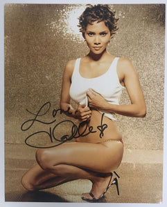 Halle Berry Signed Autographed Glossy 8x10 Photo - COA Matching Holograms