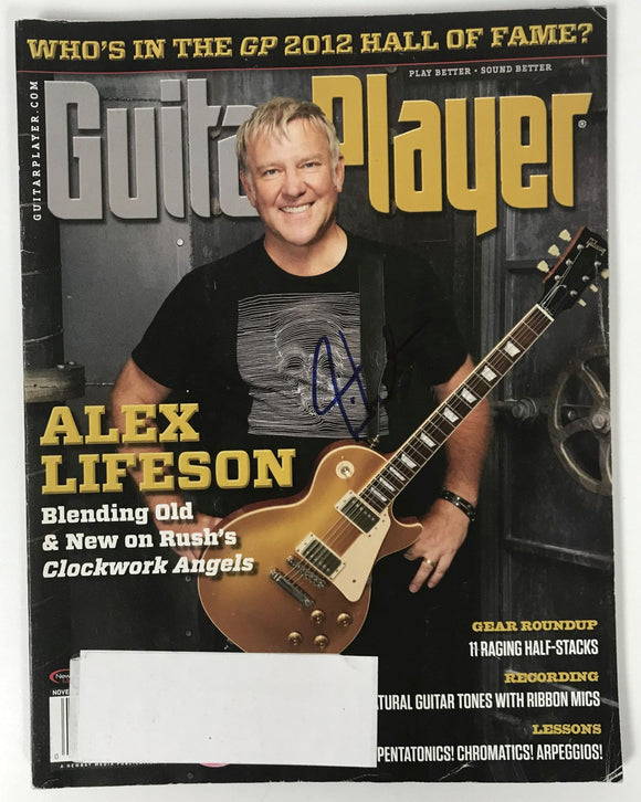 Alex Lifeson Signed Autographed Complete 
