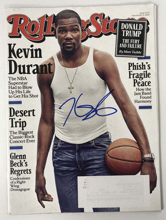 Kevin Durant Signed Autographed Complete 