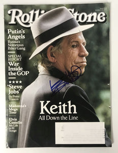 Keith Richards Signed Autographed Complete "Rolling Stone" Magazine - Lifetime COA