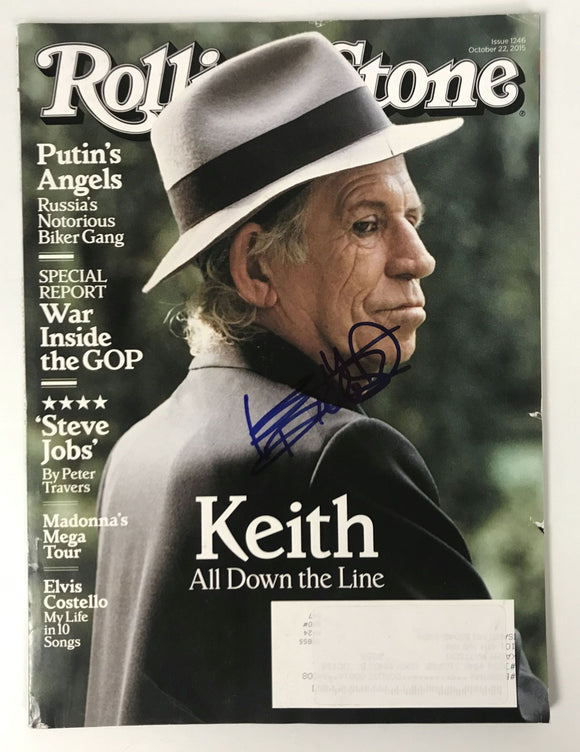 Keith Richards Signed Autographed Complete 