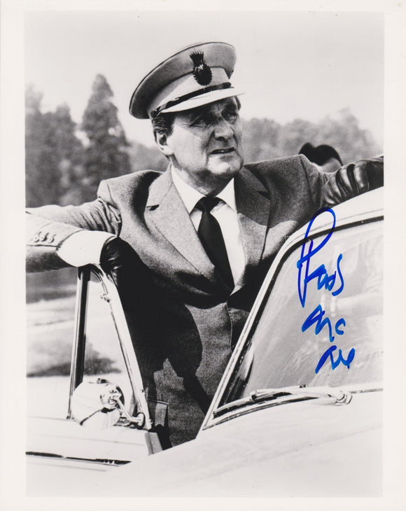 Patrick Macnee (d. 2015) Signed Autographed Glossy 8x10 Photo - COA Matching Holograms