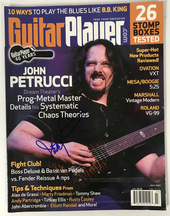 John Petrucci Signed Autographed Complete 