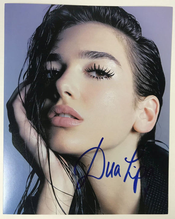 Dua Lipa Signed Autographed Glossy 8x10 Photo - Lifetime COA