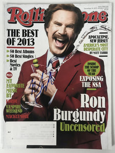 Will Ferrell Signed Autographed Complete "Rolling Stone" Magazine - Lifetime COA