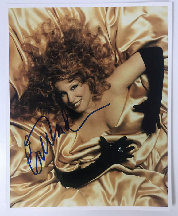 Bette Midler Signed Autographed Glossy 8x10 Photo - Lifetime COA