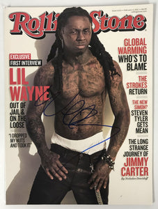 Lil Wayne Signed Autographed Complete "Rolling Stone" Magazine - Lifetime COA