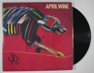 Myles Goodwyn & Brian Greenway Signed Autographed "April Wine" Record Album - COA Matching Holograms