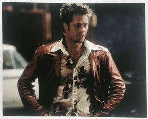 Brad Pitt Signed Autographed "Fight Club" Glossy 8x10 Photo - Lifetime COA