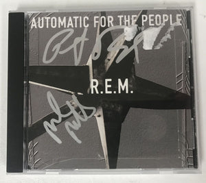Mike Mills & Peter Buck Signed Autographed R.E.M. "Automatic For the People" Music CD - COA Matching Holograms