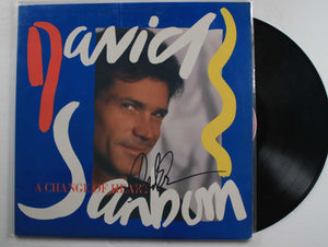 David Sanborn Signed Autographed "A Change of Heart" Record Album - COA Matching Holograms
