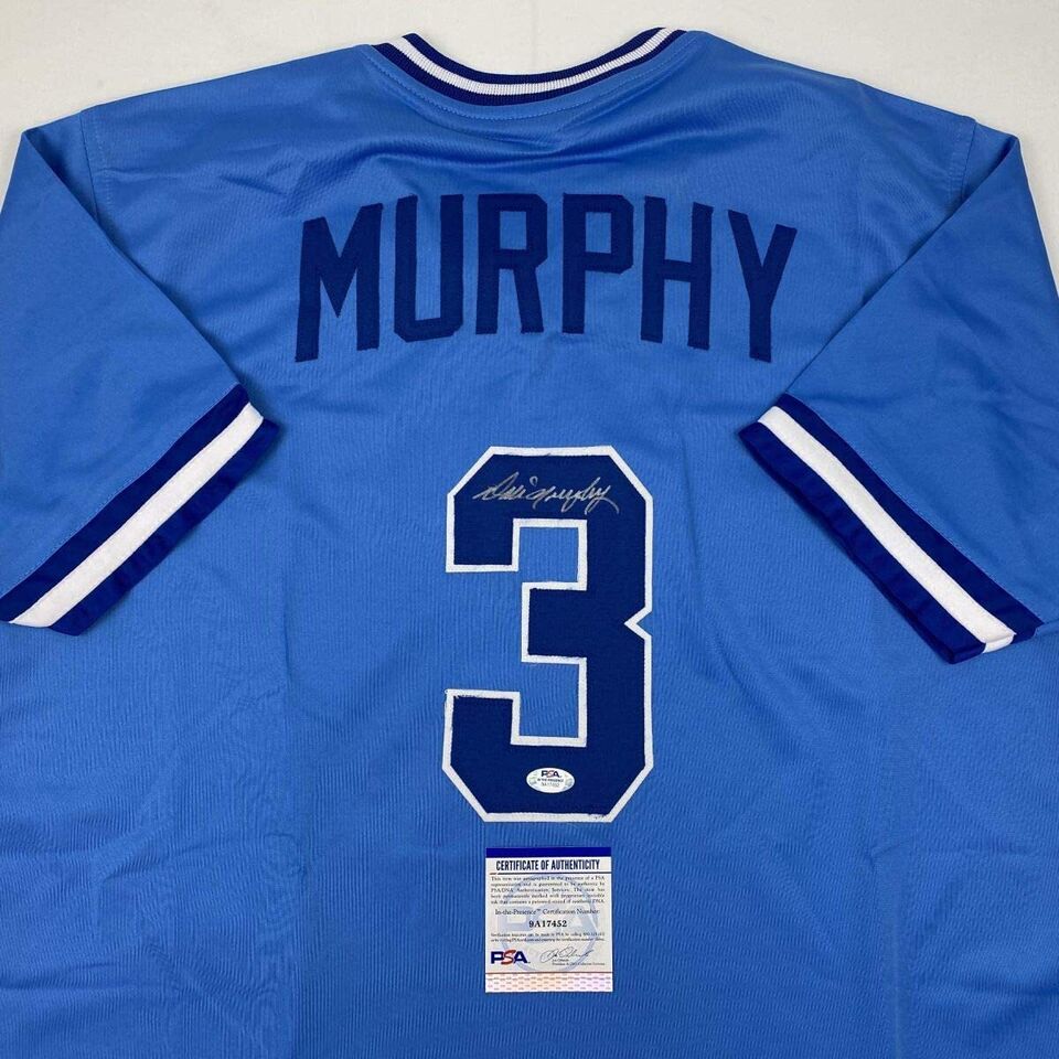 NEW Dale Murphy shops Signed Jersey COA