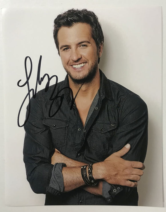 Luke Bryan Signed Autographed Glossy 8x10 Photo - Lifetime COA