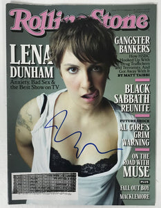 Lena Dunham Signed Autographed Complete "Rolling Stone" Magazine - Lifetime COA