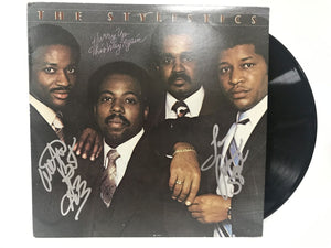 The Stylistics Group Signed Autographed "Hurry Up This Way Again" Record Album - COA Matching Holograms