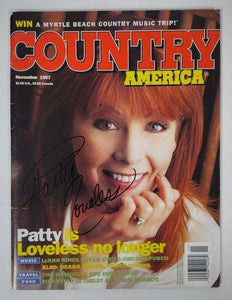 Patty Loveless Signed Autographed Complete "Country America" Magazine - Lifetime COA