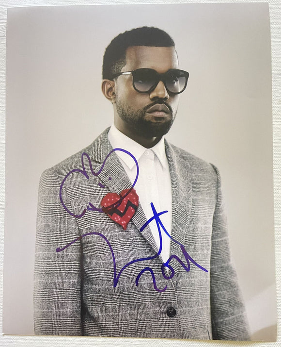 Kanye West Signed Autographed Glossy 8x10 Photo - Lifetime COA