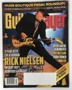 Rick Nielsen Signed Autographed Complete "Guitar Player" Magazine - Lifetime COA
