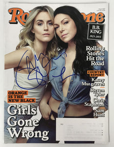 Taylor Schilling & Laura Prepon Signed Autographed Complete "Rolling Stone" Magazine - Lifetime COA