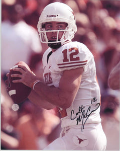 Colt McCoy Signed Autographed Glossy 8x10 Photo Texas Longhorns - COA Matching Holograms