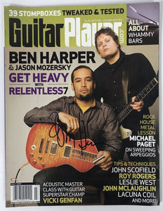 Ben Harper Signed Autographed Complete "Guitar Player" Magazine - Lifetime COA