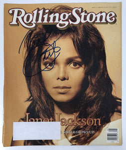 Janet Jackson Signed Autographed Complete "Rolling Stone" Magazine - Lifetime COA