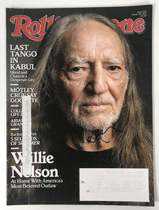 Willie Nelson Signed Autographed Complete "Rolling Stone" Magazine - Lifetime COA