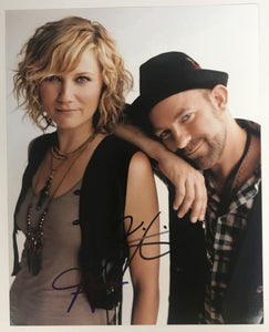 Jennifer Nettles & Kristian Bush Autographed "Sugarland" Glossy 8x10 Photo - Lifetime COA