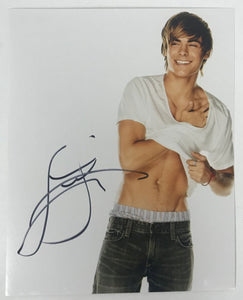 Zac Efron Signed Autographed Glossy 8x10 Photo - COA Matching Holograms