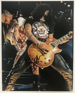 Axl Rose & Slash Signed Autographed "Guns N' Roses" Glossy 8x10 Photo - Lifetime COA