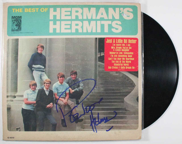 Peter Noone Autographed 