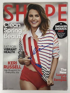 Keri Russell Signed Autographed Complete "Shape" Magazine - Lifetime COA