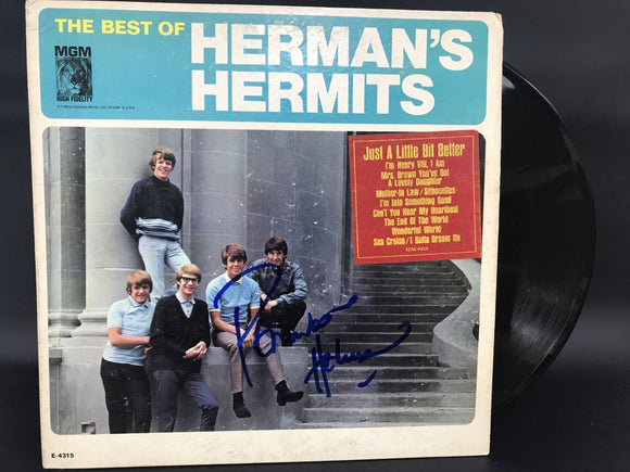 Peter Noone Autographed 