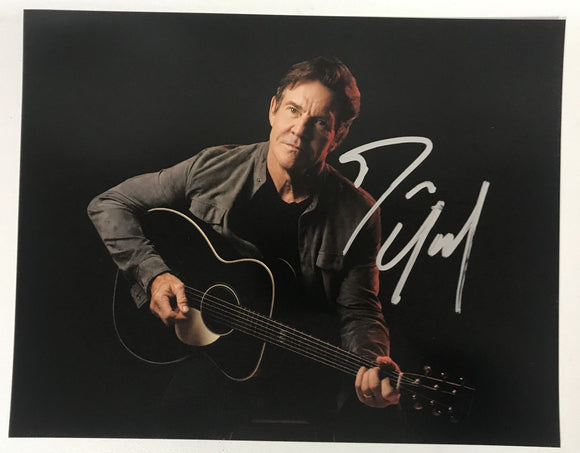 Dennis Quaid Signed Autographed Glossy 11x14 Photo - COA Matching Holograms