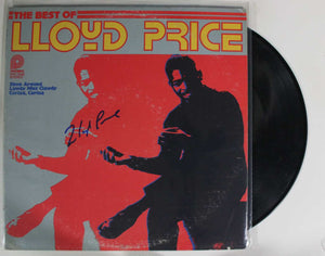 Lloyd Price Signed Autographed "The Best Of" Record Album - COA Matching Holograms (Copy)