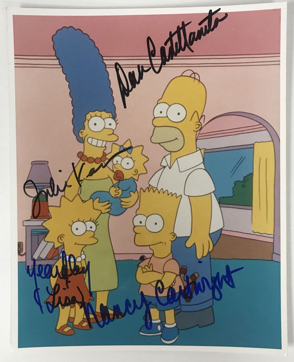 The Simpsons Cast Signed Autographed Glossy 8x10 Photo - Lifetime COA