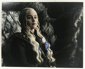 Emilia Clarke Signed Autographed "Game of Thrones" Glossy 8x10 Photo - COA Matching Holograms