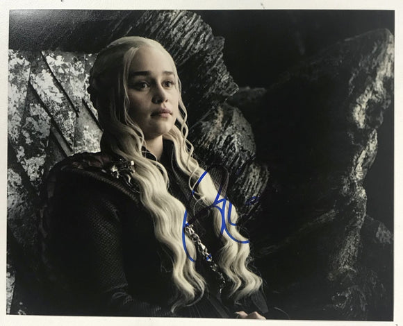 Emilia Clarke Signed Autographed 