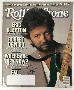 Eric Clapton Signed Autographed Complete "Rolling Stone" Magazine - Lifetime COA