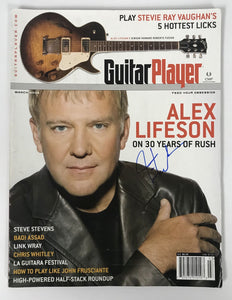 Alex Lifeson Signed Autographed Complete "Guitar Player" Magazine - Lifetime COA