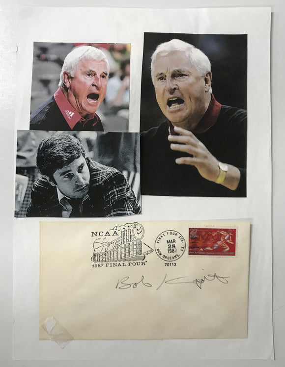 Bobby Knight (d. 2023) Signed Autographed 8.5x11 Display First Day Cover FDC - Lifetime COA