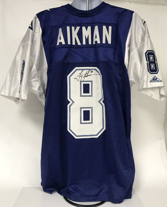 Troy Aikman Signed Autographed Apex 75th Anniversary Dallas Football Jersey - Mueller COA