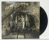 Aerosmith Band Signed Autographed "Night in the Ruts" Record Album - Todd Mueller COA