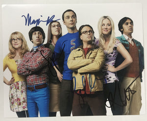 The Big Bang Theory Cast Signed Autographed Glossy 8x10 Photo - Lifetime COA