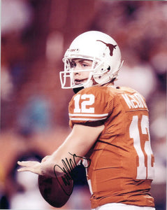Colt McCoy Signed Autographed Glossy 8x10 Photo Texas Longhorns - COA Matching Holograms