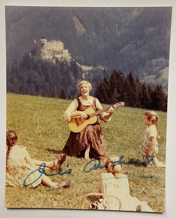 Julie Andrews Signed Autographed 